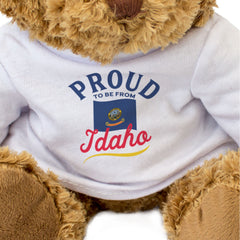PROUD TO BE FROM IDAHO - Teddy Bear - Cute Cuddly Soft Adorable - Gift Present