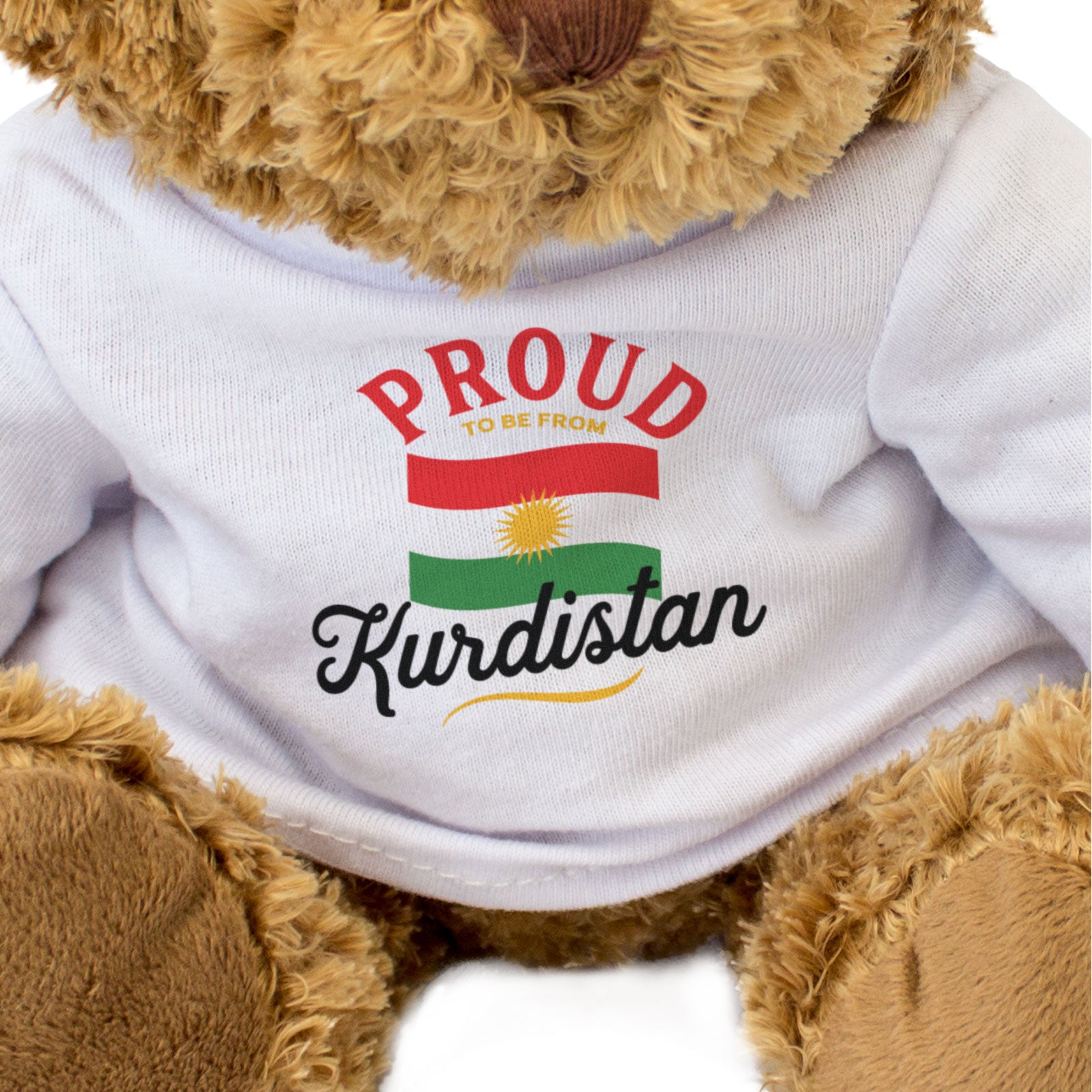 PROUD TO BE FROM KURDISTAN - Teddy Bear - Cute Kurdish Souvenir Gift Present