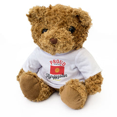 PROUD TO BE FROM KYRGYZSTAN - Teddy Bear - Cute Cuddly - Kyrgyz Gift Present