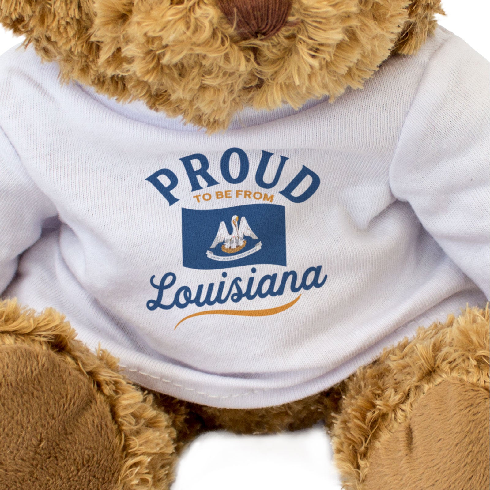PROUD TO BE FROM LOUISIANA - Teddy Bear - Cute Cuddly Soft - Gift Present