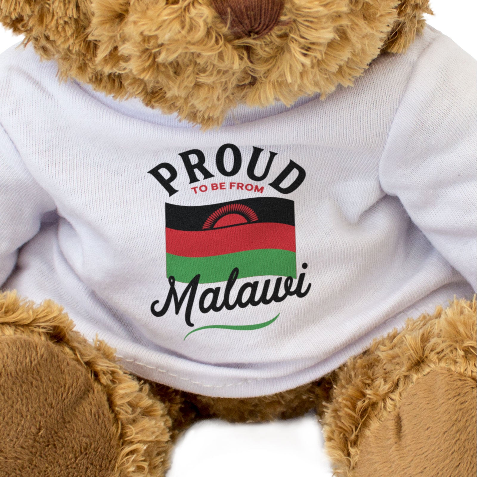 PROUD TO BE FROM MALAWI - Teddy Bear - Cute Cuddly - Malawian Gift Present