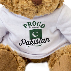 PROUD TO BE FROM PAKISTAN - Teddy Bear - Cute Soft - Pakistani Gift Present