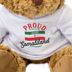 PROUD TO BE FROM SOMALILAND - Teddy Bear - Cute Cuddly Soft - Gift Present