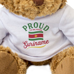 PROUD TO BE FROM SURINAME - Teddy Bear - Cute Cuddly - Surinamese Gift Present
