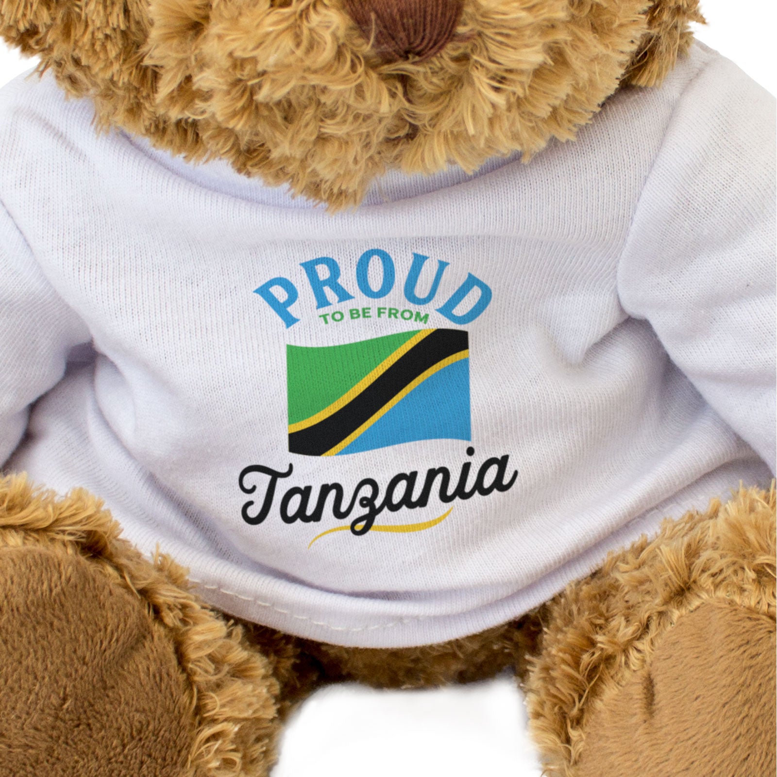 PROUD TO BE FROM TANZANIA - Teddy Bear - Cute Cuddly - Tanzanian Gift Present