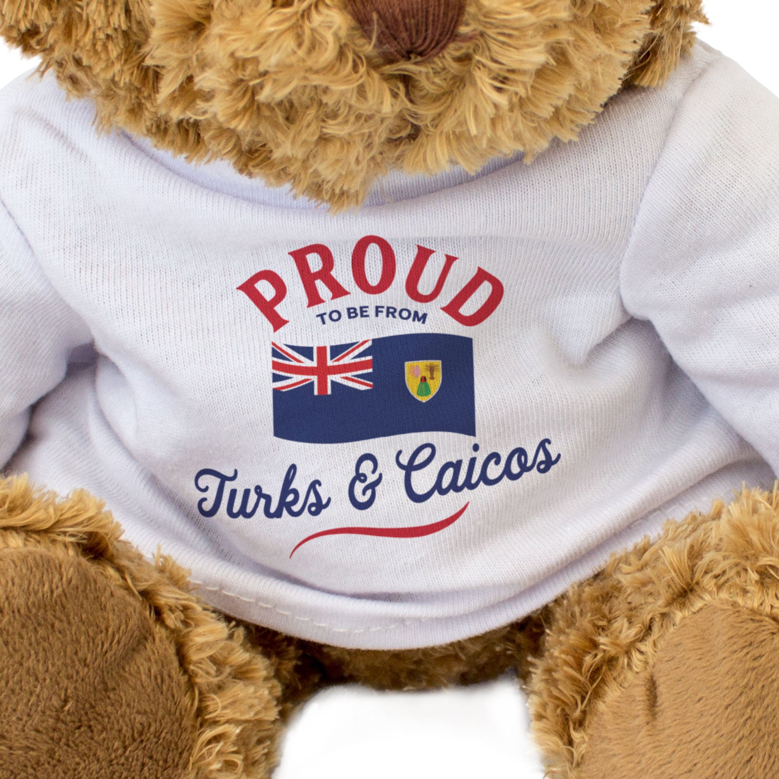 PROUD TO BE FROM TURKS & CAICOS - Teddy Bear - Cute Cuddly - Gift Present