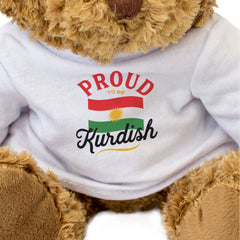 PROUD TO BE KURDISH - Teddy Bear - Cute Funny Kurdistan Souvenir Gift Present