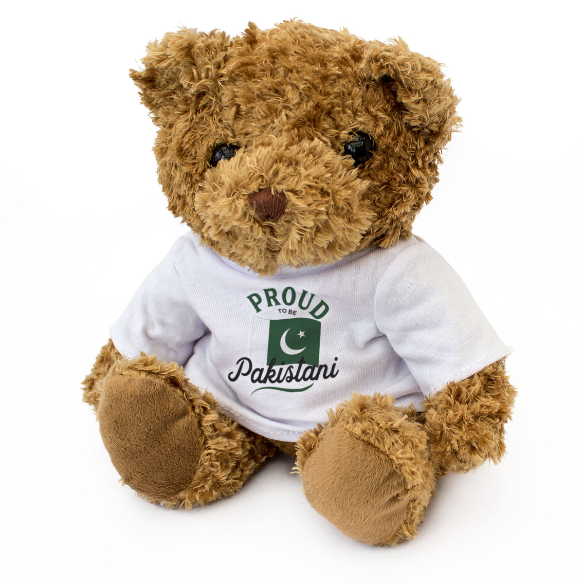 PROUD TO BE PAKISTANI - Teddy Bear - Cute Cuddly Soft - Pakistan Gift Present