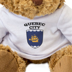 QUEBEC CITY FLAG - Teddy Bear - Cute Cuddly Soft Adorable - Canada Gift Present