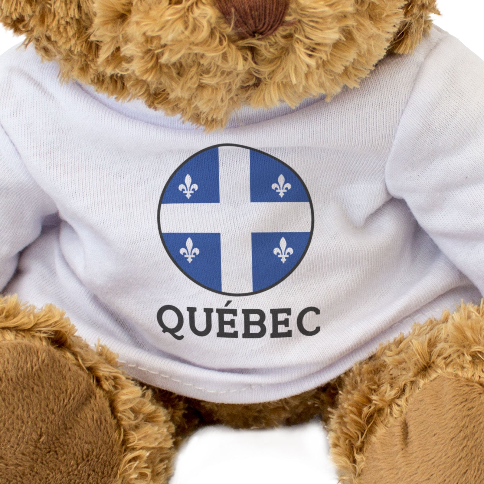 QUÉBEC FLAG ROUNDEL - Teddy Bear - Cute - Funny Canada Souvenir Gift Present