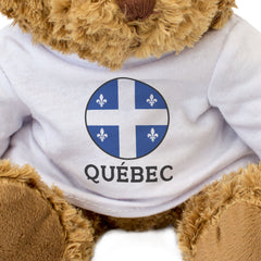 QUÉBEC FLAG ROUNDEL - Teddy Bear - Cute - Funny Canada Souvenir Gift Present
