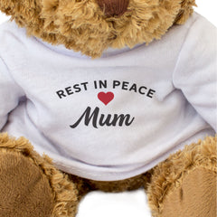 RIP MUM - Teddy Bear - Rest In Peace Mother - Sympathy Gift Present