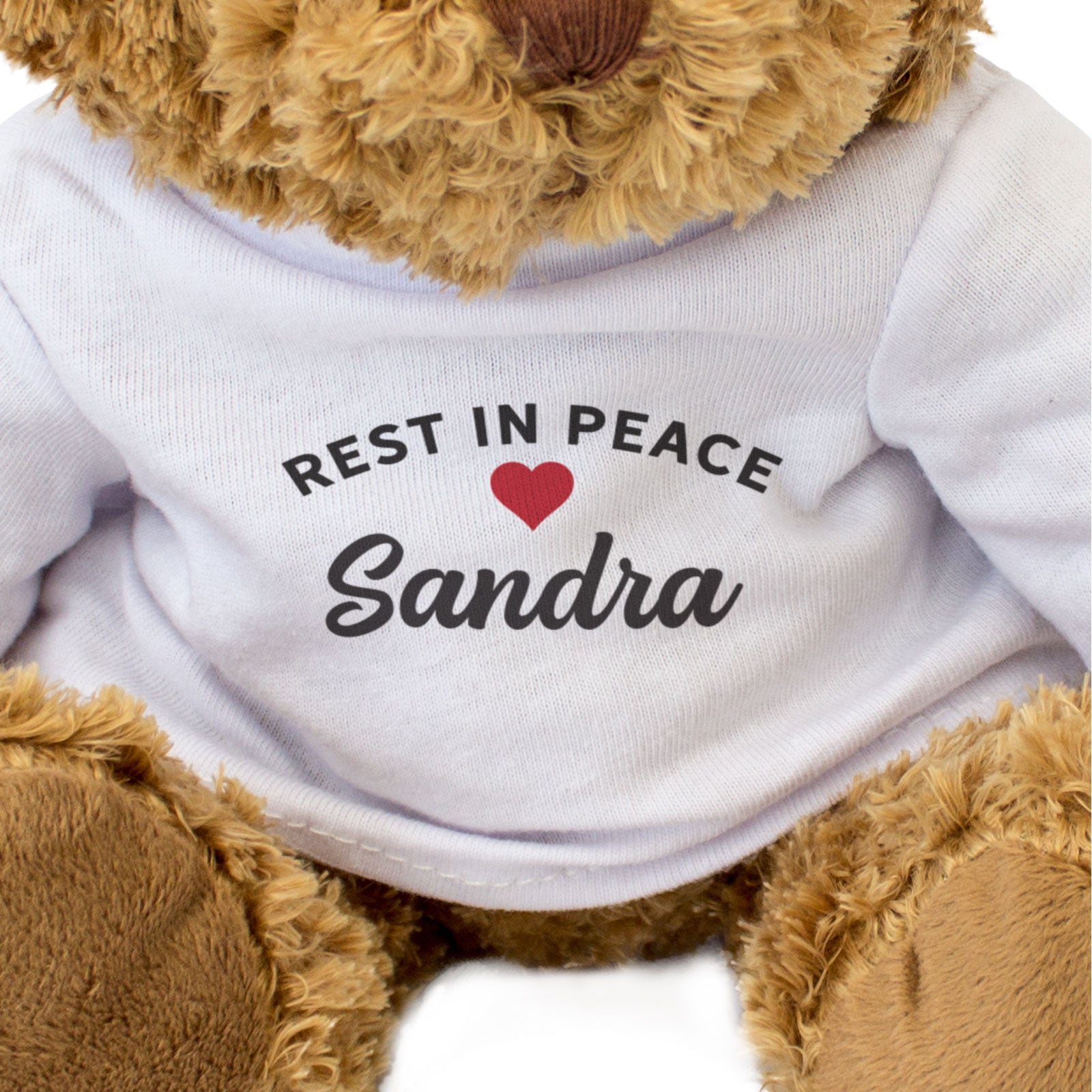 RIP SANDRA - Teddy Bear - Rest In Peace - Sympathy Gift Present - Image 3