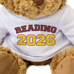 READING 2026 - Teddy Bear - Cute Cuddly Soft - Graduation Gift Present