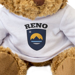 RENO CITY FLAG - Teddy Bear - Cute Cuddly Soft - Nevada Gift Present