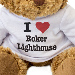 I LOVE ROKER LIGHTHOUSE - Teddy Bear - Cute Cuddly - Sunderland Gift Present