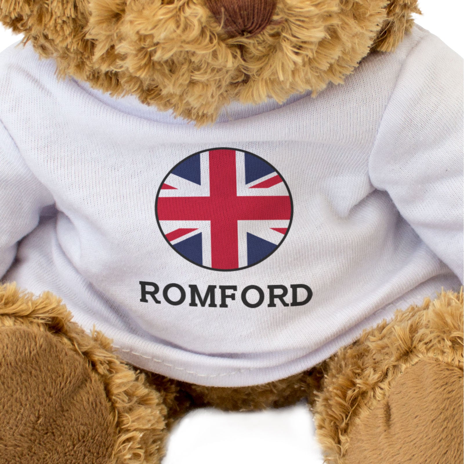 ROMFORD (BRITISH FLAG ROUNDEL) - Teddy Bear - Cute - Funny Gift Present