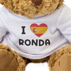 I Love Ronda (Spain Flag) - Teddy Bear