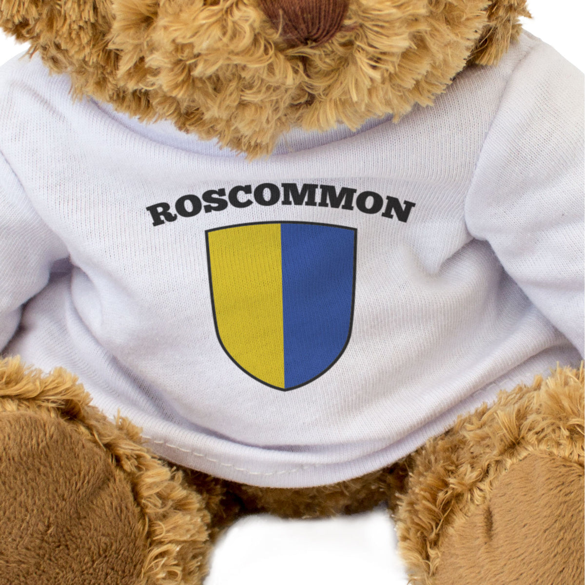 Roscommon County Colours - Teddy Bear - Ireland County Roscommon Gift Present
