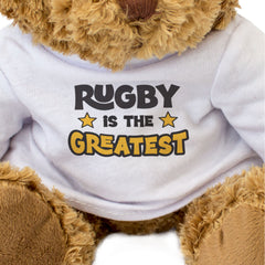 RUGBY IS THE GREATEST - Teddy Bear - Cute Cuddly Soft - Gift Present