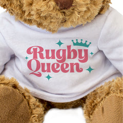 RUGBY QUEEN - Teddy Bear - Cute Cuddly Soft Adorable - Funny Gift Present