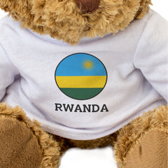 RWANDA FLAG ROUNDEL - Teddy Bear - Cute Cuddly Soft - Rwandan Gift Present