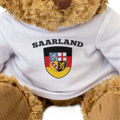 SAARLAND FLAG - Teddy Bear - Cute Cuddly Soft Adorable - Germany Gift Present