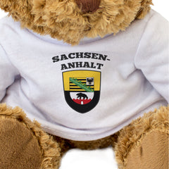 SACHSEN-ANHALT FLAG - Teddy Bear - Cute - Saxony-Anhalt Germany Gift Present