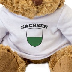 SACHSEN FLAG - Teddy Bear - Cute Cuddly Soft - Saxony Germany Gift Present