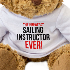 THE GREATEST SAILING INSTRUCTOR EVER - Teddy Bear - Cute Cuddly - Gift Present