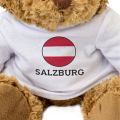 SALZBURG (AUSTRIA FLAG ROUNDEL) - Teddy Bear - Cute Funny Souvenir Gift Present