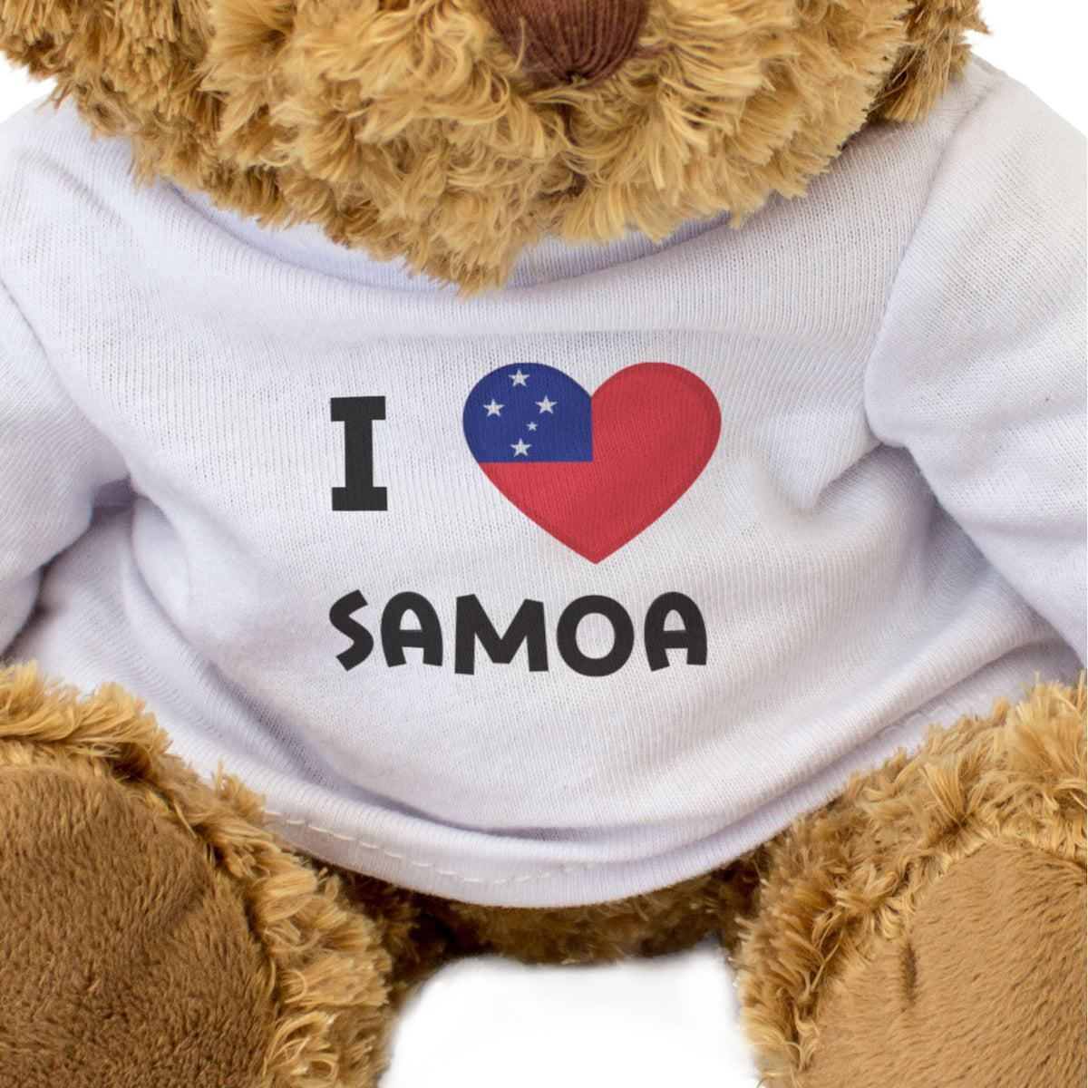 I Love Samoa Flag - Teddy Bear