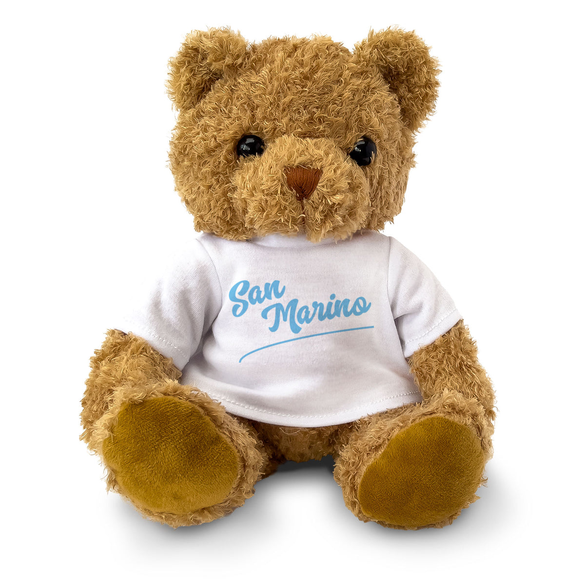 SAN MARINO (SCRIPT) - Teddy Bear - Cute Cuddly Soft Funny - Souvenir Gift Present