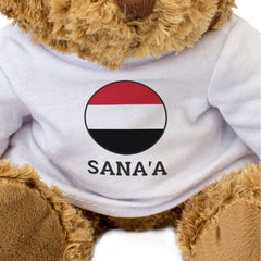 SANA'A (YEMEN FLAG ROUNDEL) - Teddy Bear - Funny Souvenir Gift Present