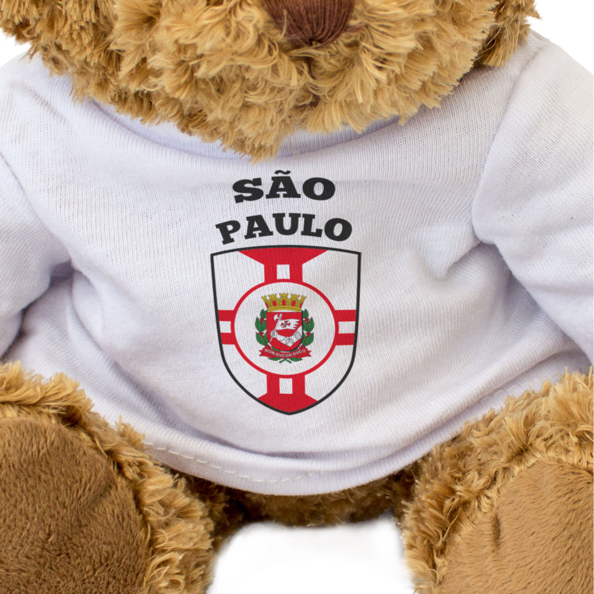 Sao Paulo Flag - Teddy Bear - Brazil Fan Gift Present