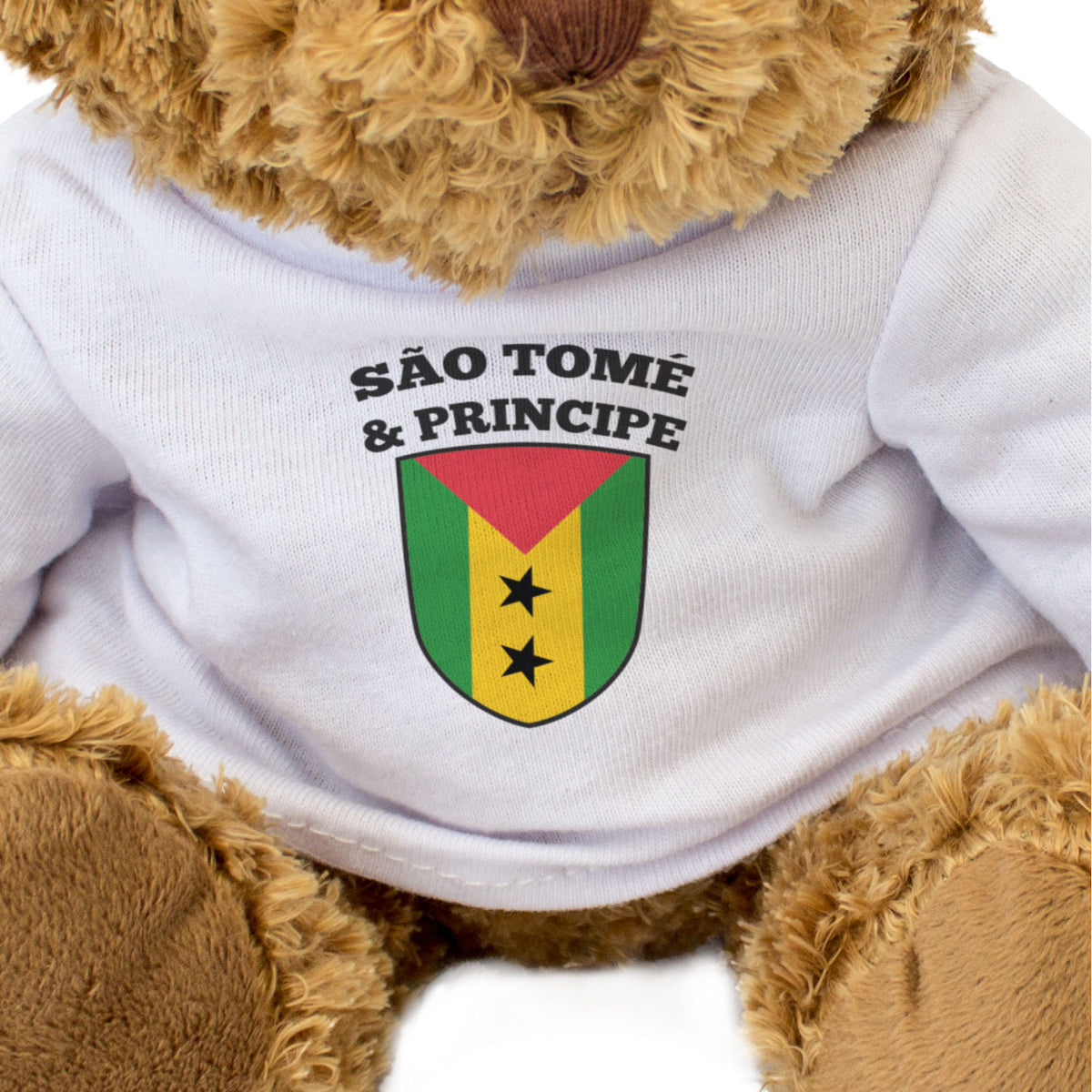 São Tomé & Principe Flag - Teddy Bear - Gift Present