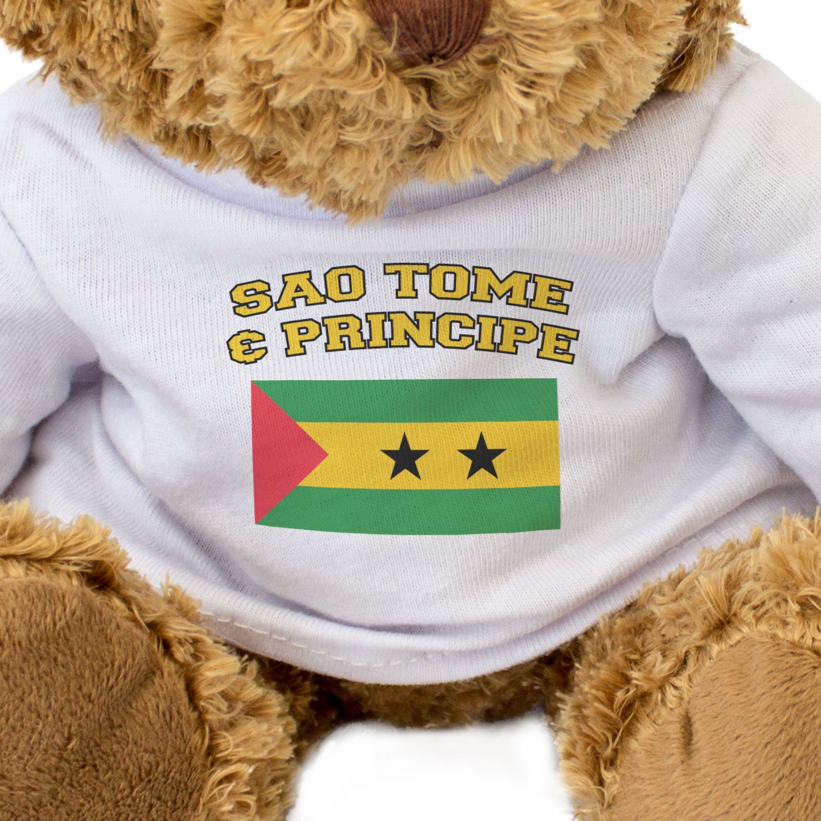 SAO TOME & PRINCIPE + FLAG - Teddy Bear - Cute Funny Souvenir Gift Present - Image 3