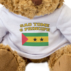SAO TOME & PRINCIPE + FLAG - Teddy Bear - Cute Funny Souvenir Gift Present - Image 3