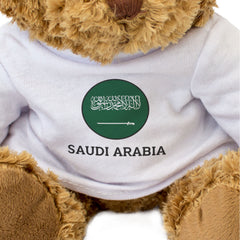 SAUDI ARABIA FLAG ROUNDEL - Teddy Bear - Cute Funny - Souvenir Gift Present