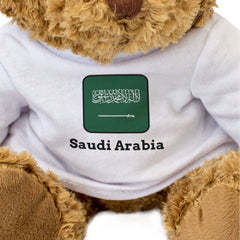 SAUDI ARABIA FLAG SQUARE - Teddy Bear - Cute Funny - Souvenir Gift Present