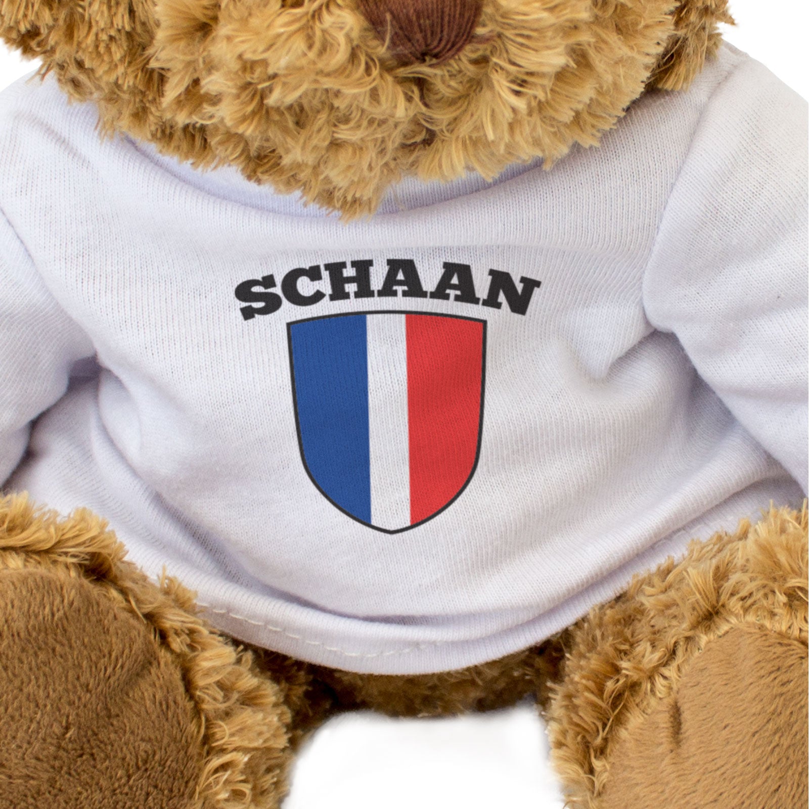 SCHAAN FLAG - Teddy Bear - Cute Cuddly Soft - Liechtenstein Gift Present