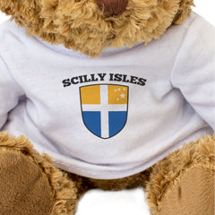 SCILLY ISLES FLAG - Teddy Bear - Cute Cuddly Soft Funny - Souvenir Gift Present