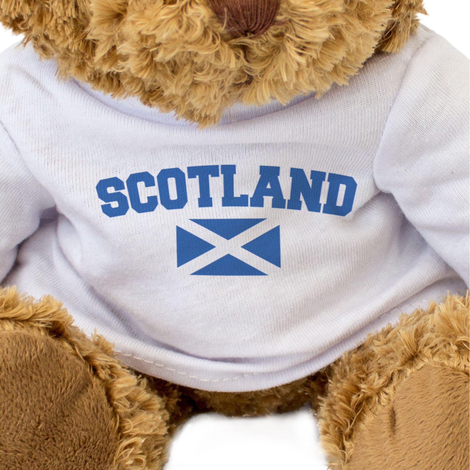 SCOTLAND + FLAG - Teddy Bear - Cute Funny Soft - Scottish Souvenir Gift Present