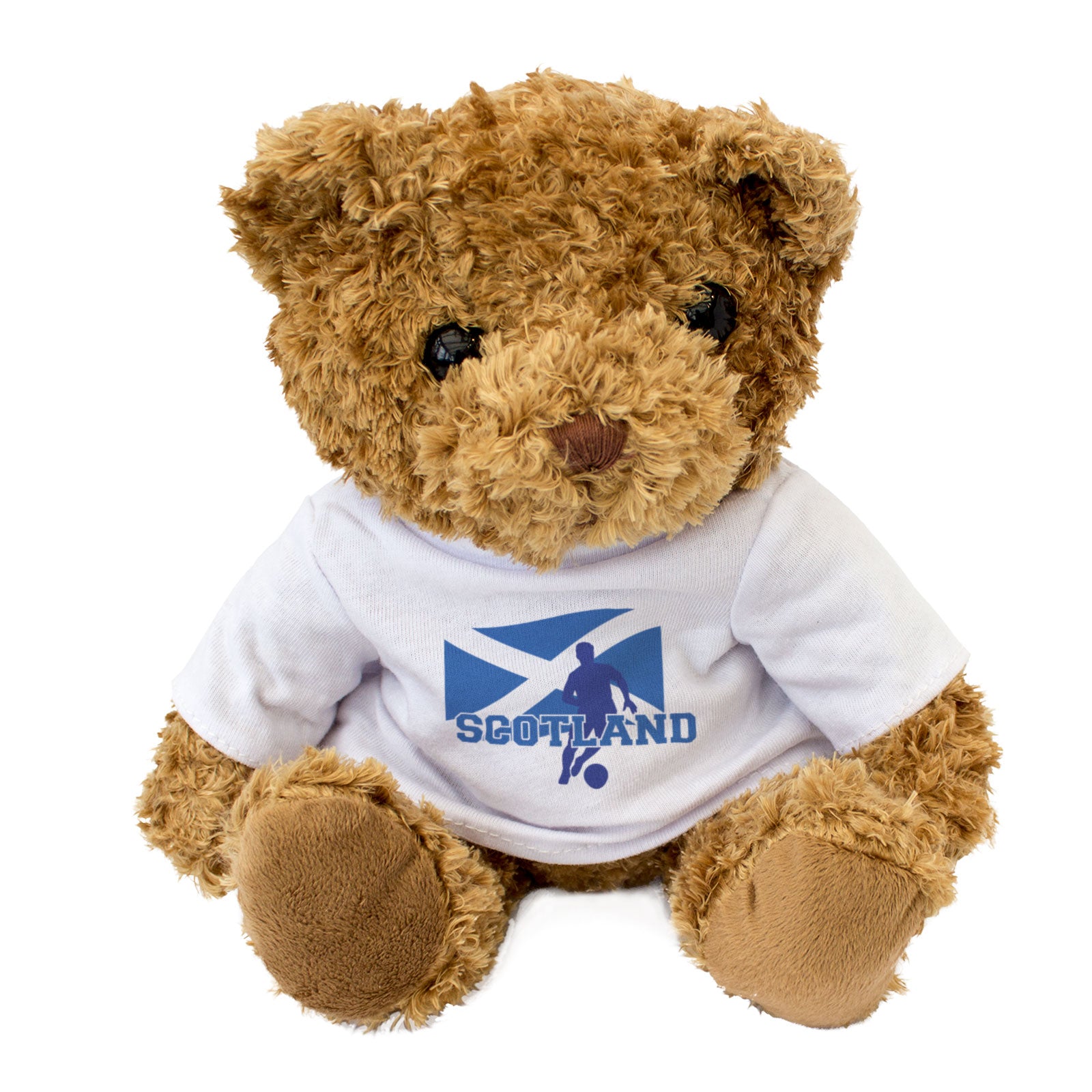 SCOTLAND FLAG (FOOTBALL) - Teddy Bear - Cute - Scottish Soccer Fan Gift Present