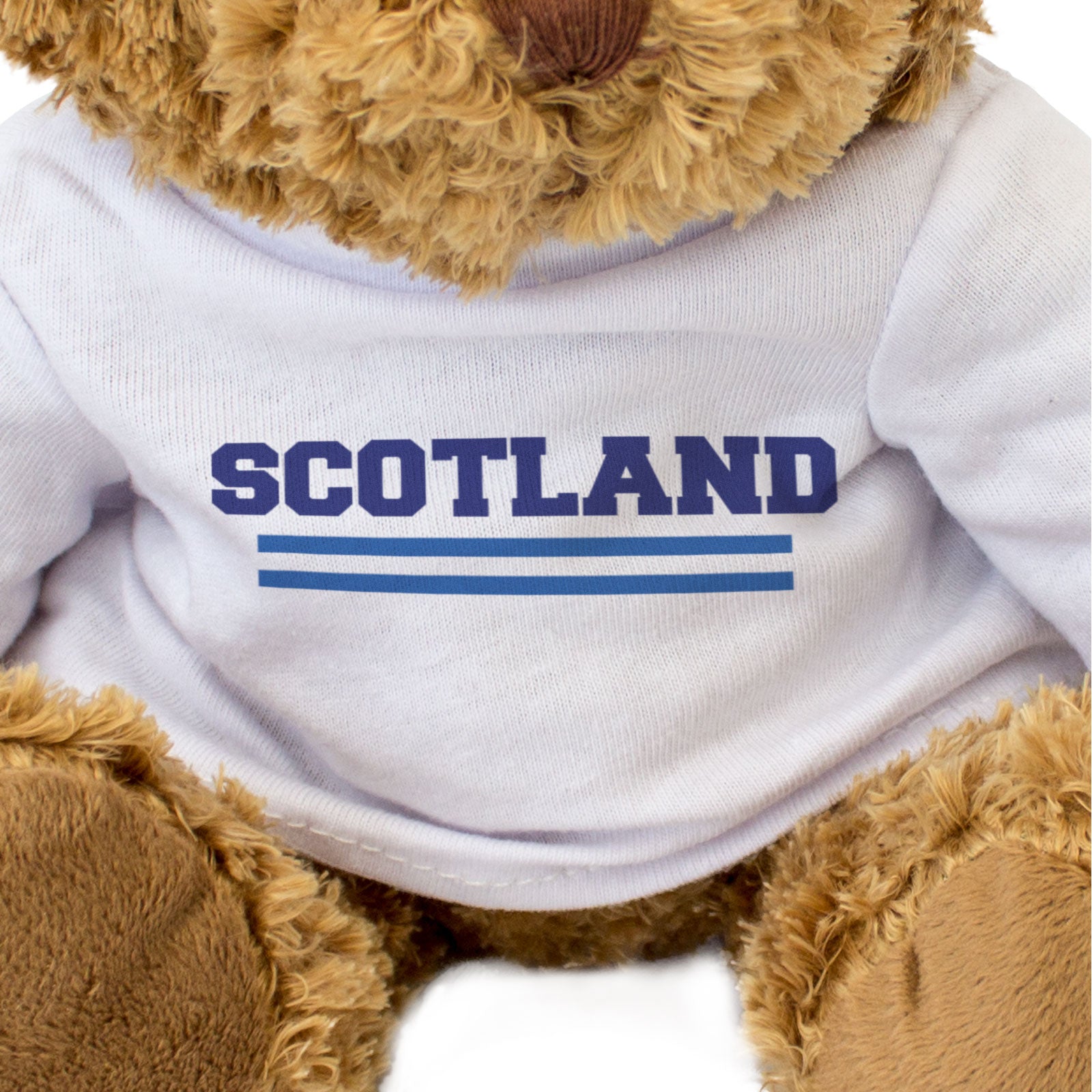 SCOTLAND FLAG STRIPES - Teddy Bear - Cute Funny - Scottish Souvenir Gift Present