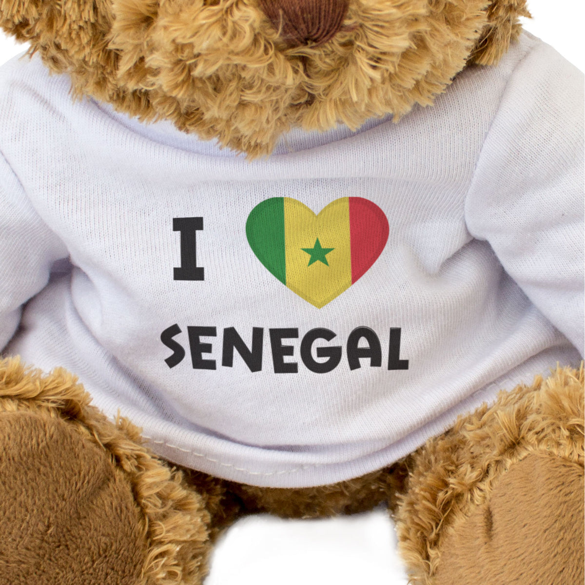 I Love Senegal Flag - Teddy Bear