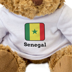 SENEGAL FLAG SQUARE - Teddy Bear - Cute Funny - Senegalese Souvenir Gift Present