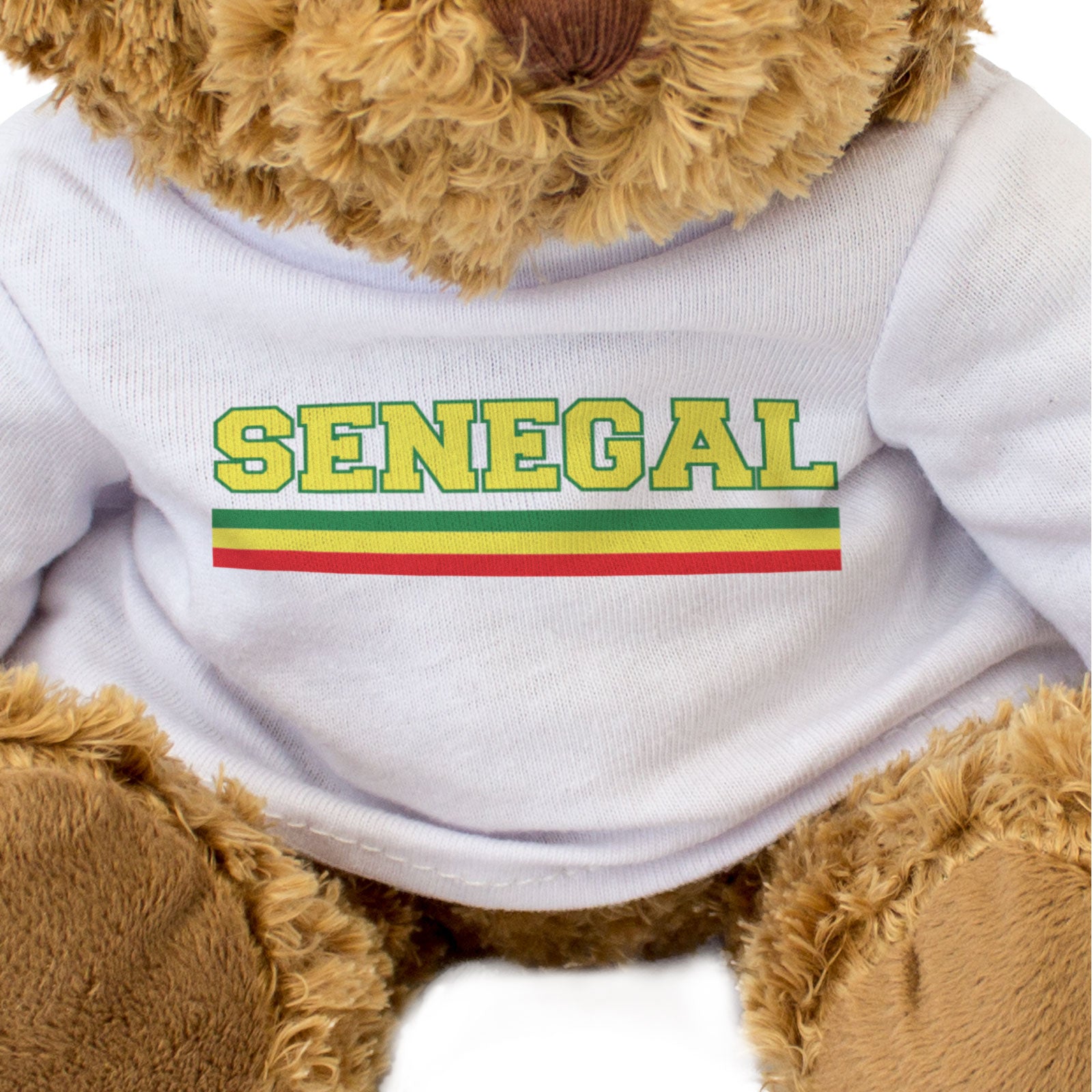 SENEGAL FLAG STRIPES - Teddy Bear - Cute - Senegalese Souvenir Gift Present