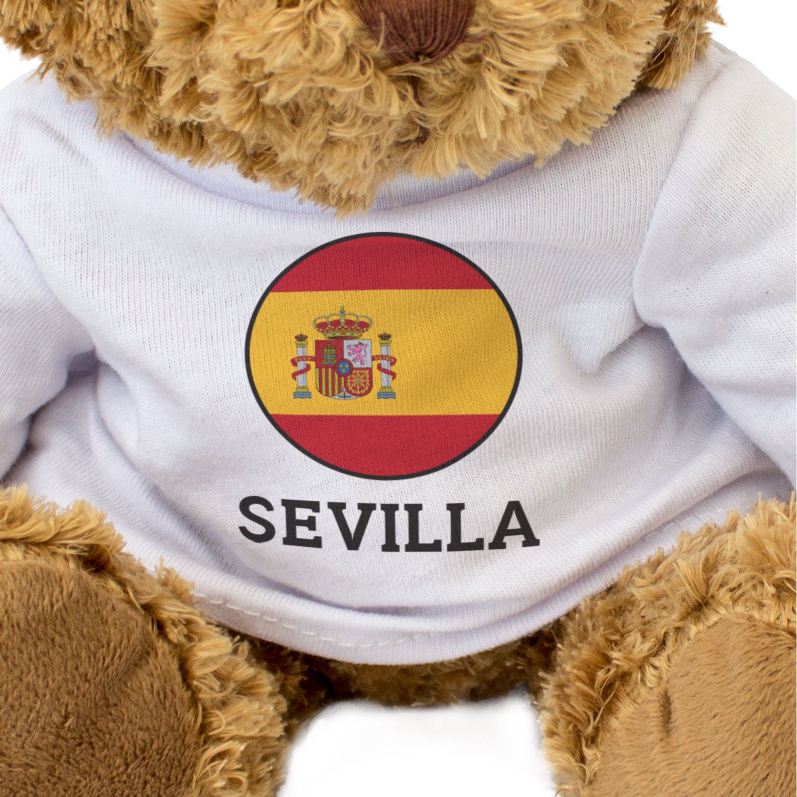 SEVILLA (SPAIN FLAG ROUNDEL) - Teddy Bear - Cute Spanish Souvenir Gift Present