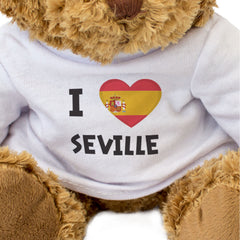 I Love Seville (Spain Flag) - Teddy Bear